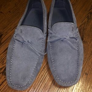 Tod’s suede driving shoes